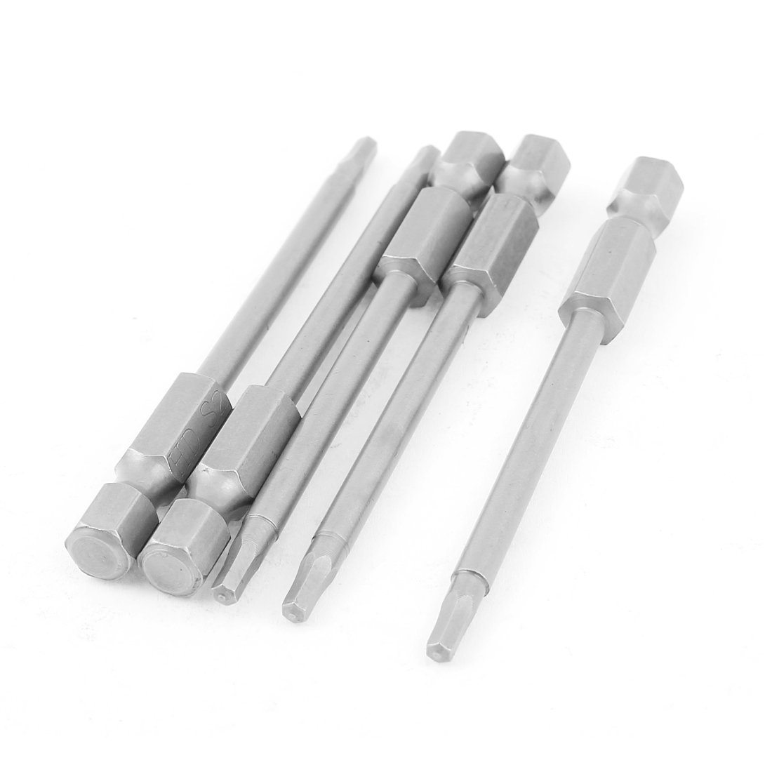 uxcell 1/4 Inch Shank 2.5mm Tip 75mm Long Hex Magnetic